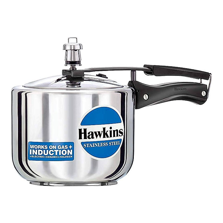 Hawkins Steel Induction Inner Lid Pressure Cooker (HSS3T) - 3 L : 1 Unit