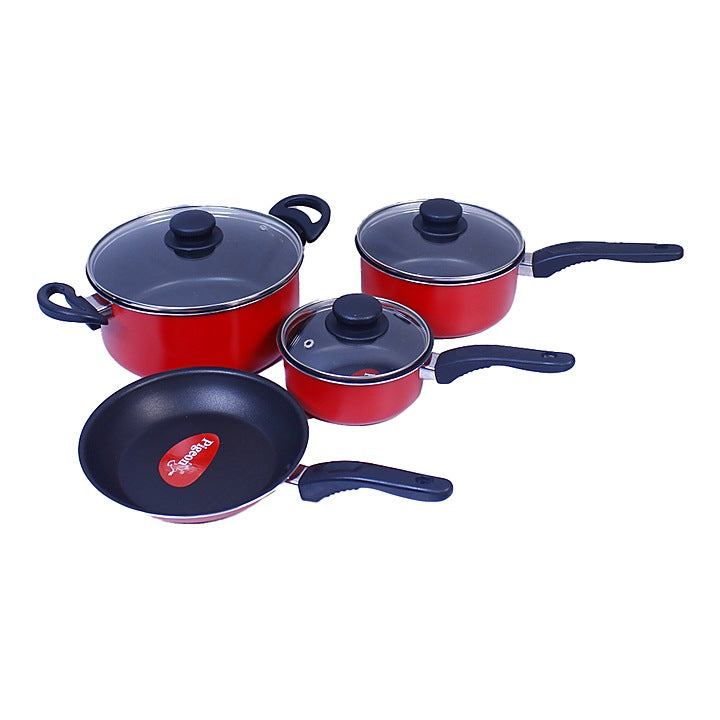 Pigeon ESS Non-Stick Gift Set (Red) - 7 Pieces : 1 Unit