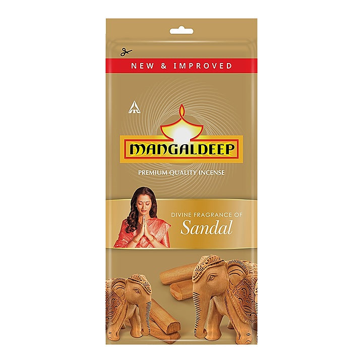 Mangaldeep Sandalwood Pooja Agarbatti : 125 g