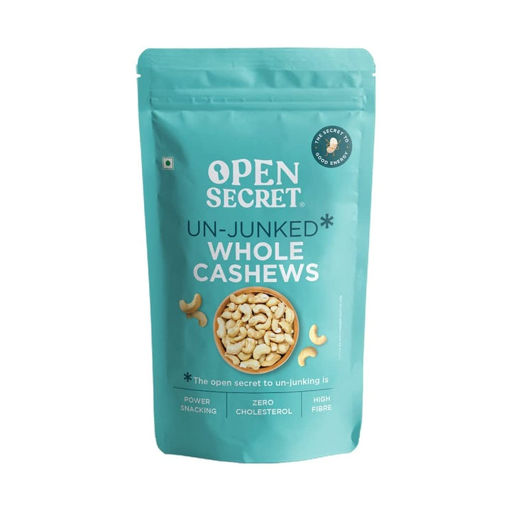 Open Secret Premium Cashew | 200g | Whole Cashew Nuts, Dry Fruits, Kaju, Healthy Snacks, Cashews, Cashew 200gm, Healthy Dry Fruits, Gluten Free & High Protein (Pack of 1)