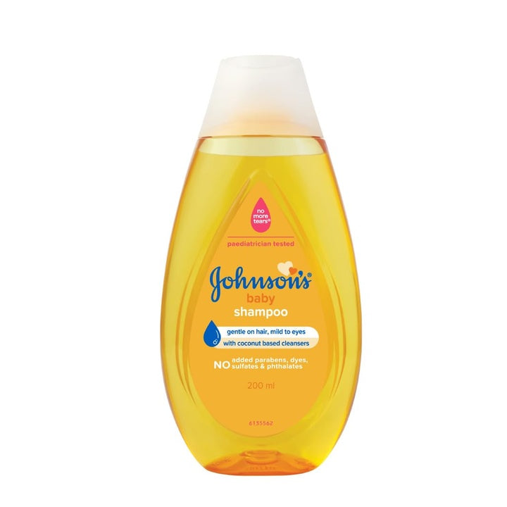 Johnson's Baby No More Tears Baby Shampoo, 200ml | With Aloe & Vitamin B5 | Helps Clean & Protect Baby Hair | No Added Parabens, Dyes, Sulphates & Pthalates | Hypoallergenic & PH Based Formula | Recommended by Paediatricians