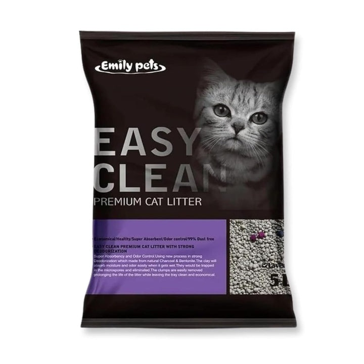 Emily Pets Fresh Scented Bentonite Cat Litter (Lavender, 5 L)