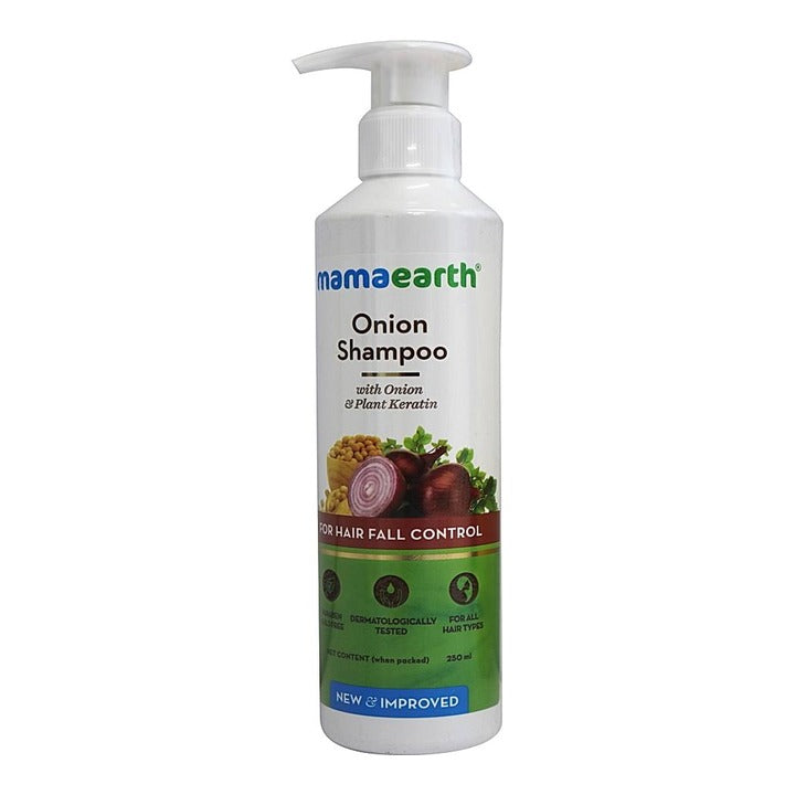 Mamaearth Onion & Plant Keratin Shampoo : 250 ml