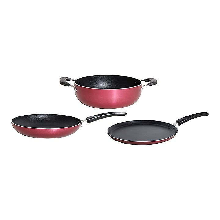 Nidhi Cookware Non-stick Gift Set - 3 Pieces : 1 Unit