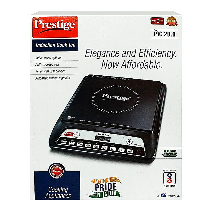 Prestige Induction Cooktop - PIC 20.0 (1600 W) : 1 Unit