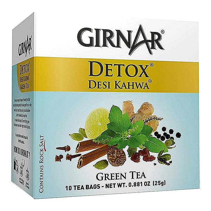 Girnar Detox Green Tea Desi Kahwa : 50 U