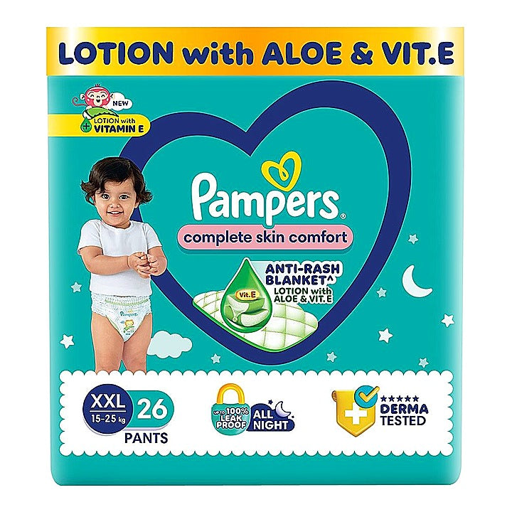 Pampers All-Round Protection Pants - Double Extra Large (XXL) : 26 U