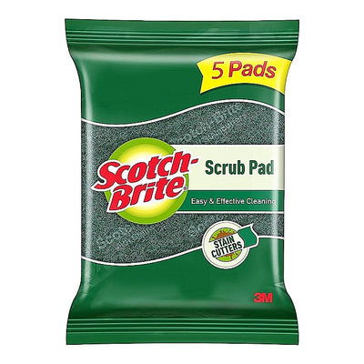 Scotch Brite Scrub Pad (7.5 X 10) : 5 Units