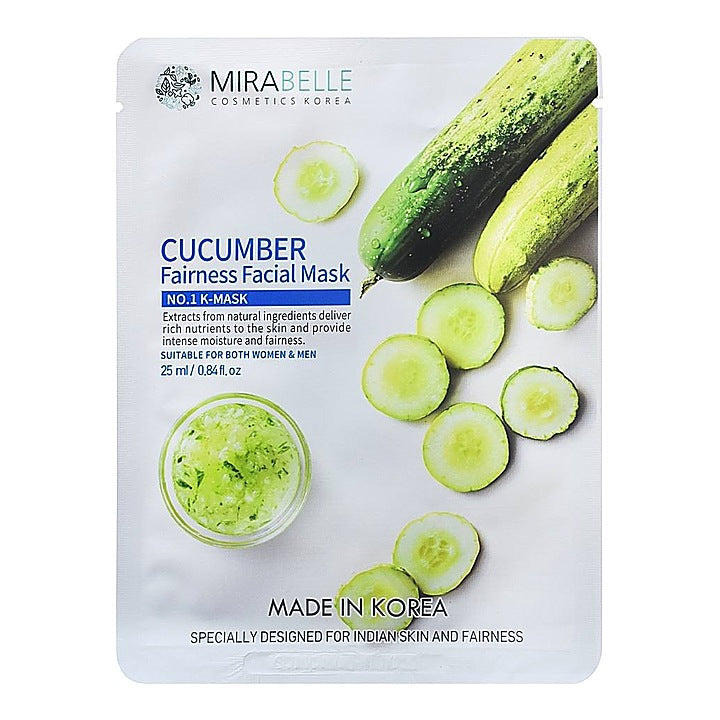 Mirabelle Cucumber Fairness Facial No.1 K-Mask : 25 ml
