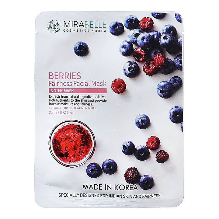 Mirabelle Berries Fairness Facial No.1 K-Mask : 25 ml