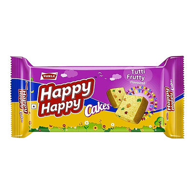 Parle Happy Happy Tutti Frutty Flavoured Cake : 100 g