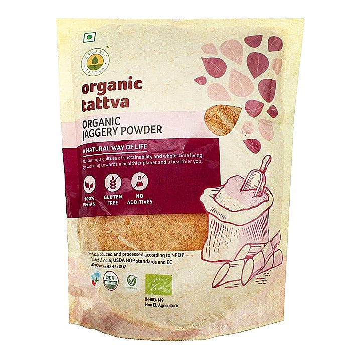 Organic Tattva Jaggery Powder : 500 g