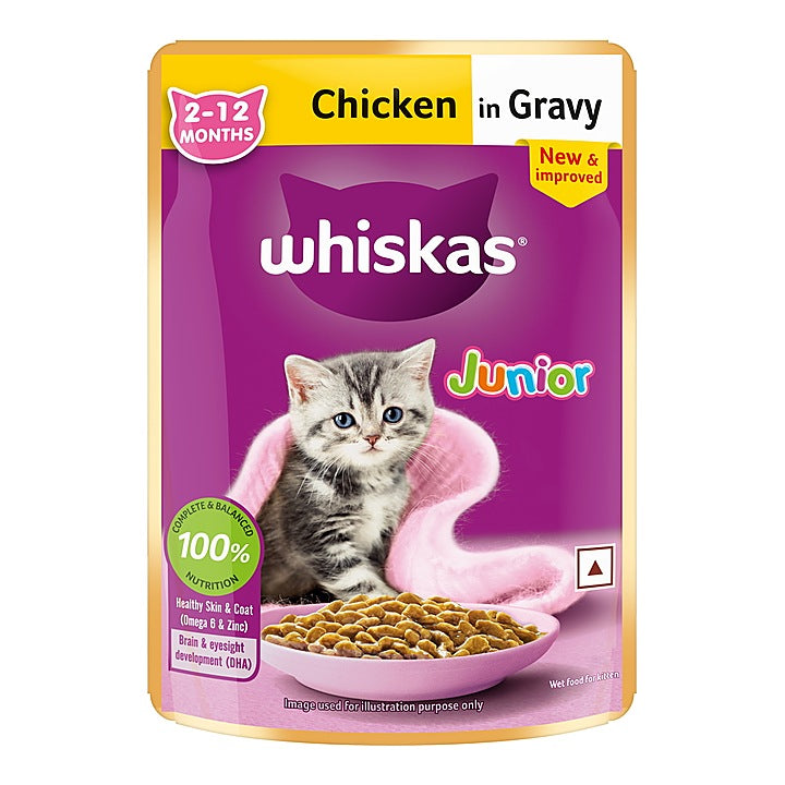 Whiskas Kitten Chicken In Gravy (2-12 Months) : 80 g