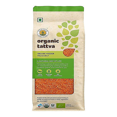 Organic Tattva Masoor Malka Split : 500 g