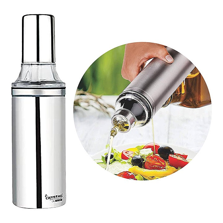 Crystal Stainless Steel Oil Pourer : 500 ml
