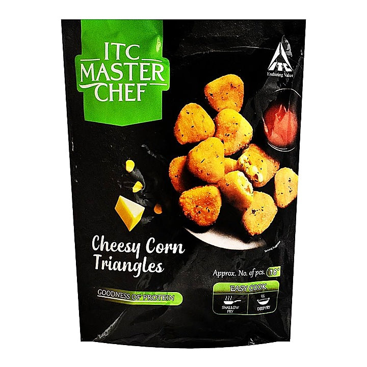 ITC Master Chef Cheesy Corn Triangles : 320 g