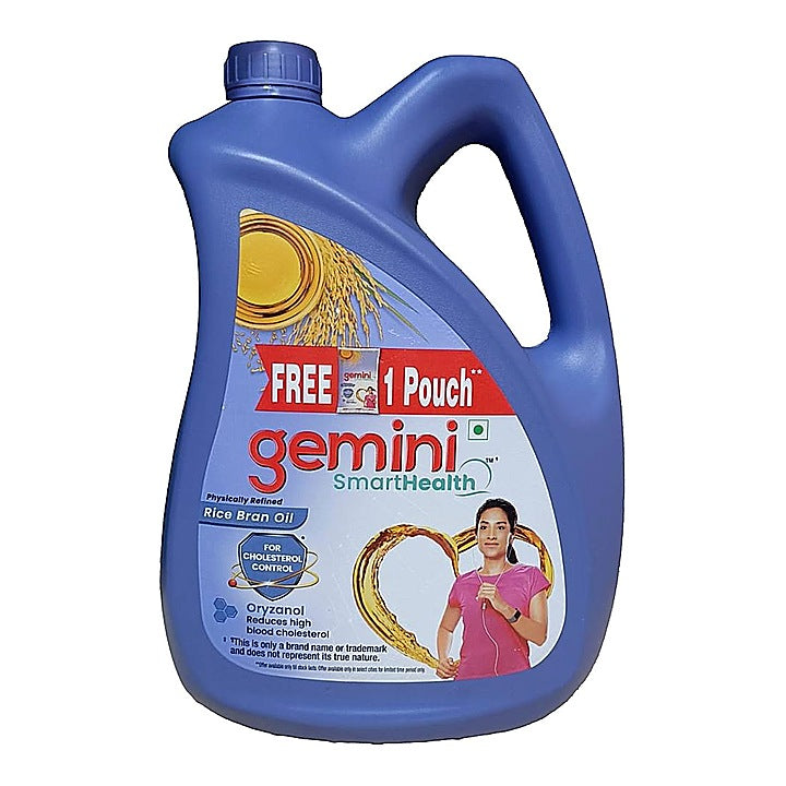 Gemini Rice Bran Oil : 4.35 kg