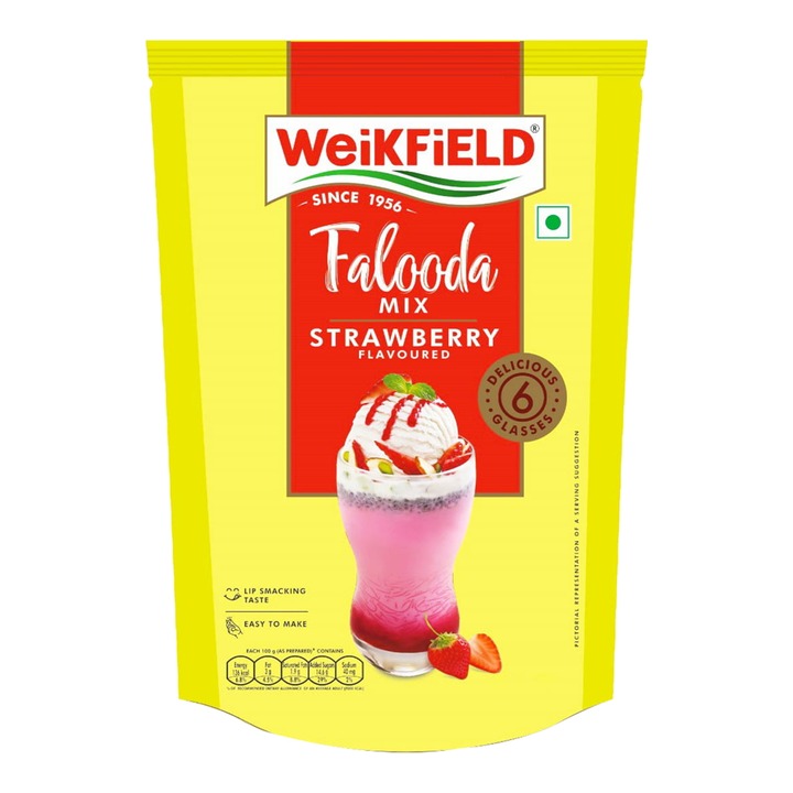 Weikfield Falooda Mix Strawberry : 200 g