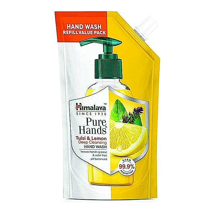 Himalaya Pure Hands Deep Cleansing Tulsi & Lemon Refill : 675 ml