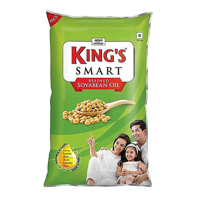 Kings Refined Soyabean Oil Pouch : 750 g