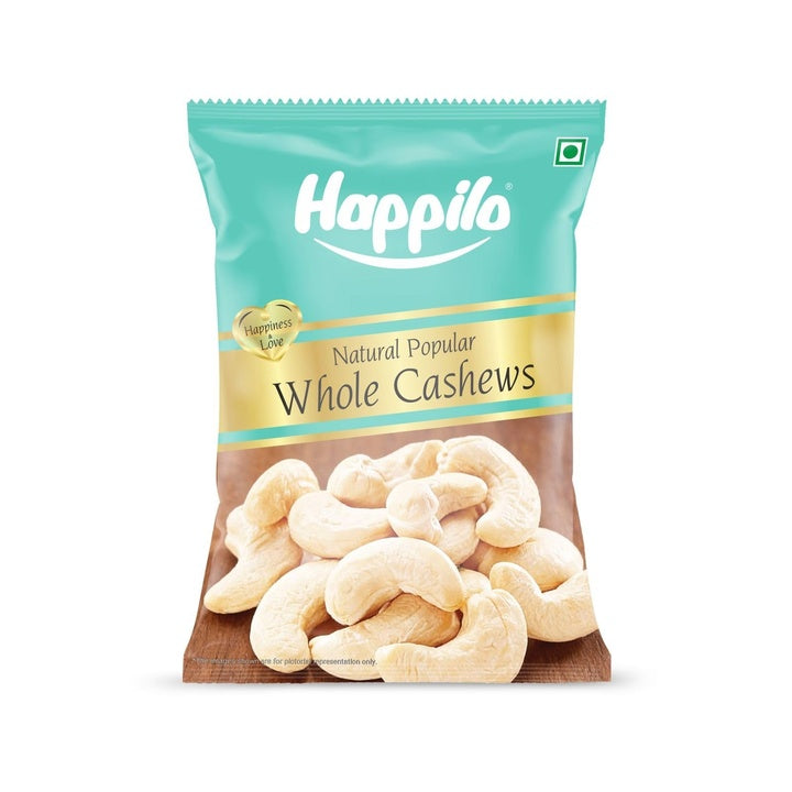Happilo Natural Popular Cashews 400g Value Pack | Dry Fruits, Kaju, Healthy Snacks | Unsalted Cashew Nuts | Crunchy, Nutritious & Delicious Nuts | Rich in Protein, Magnesium & Phosphorus