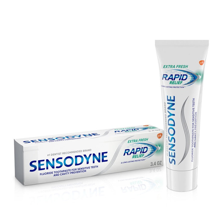 Sensodyne Extra Fresh Rapid Relief Sensitivity Toothpaste for Sensitive Teeth (3.4 oz)