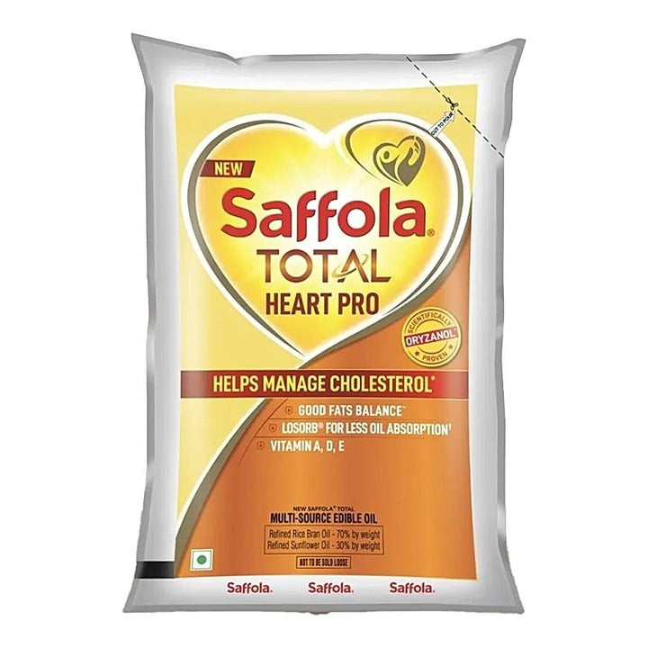 Saffola Total Pro Heart Conscious Oil Pouch : 910 g