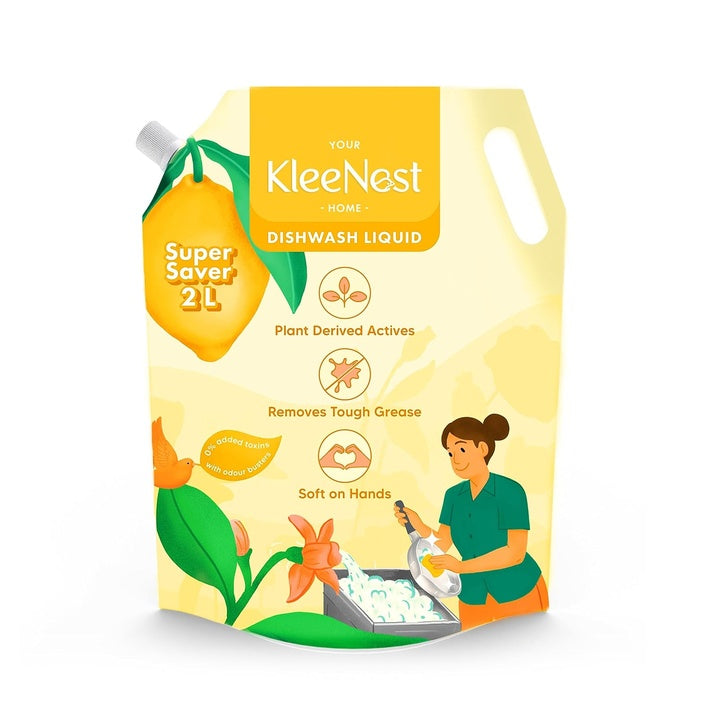 Kleenest Natural Dishwash Liquid LABSA Free