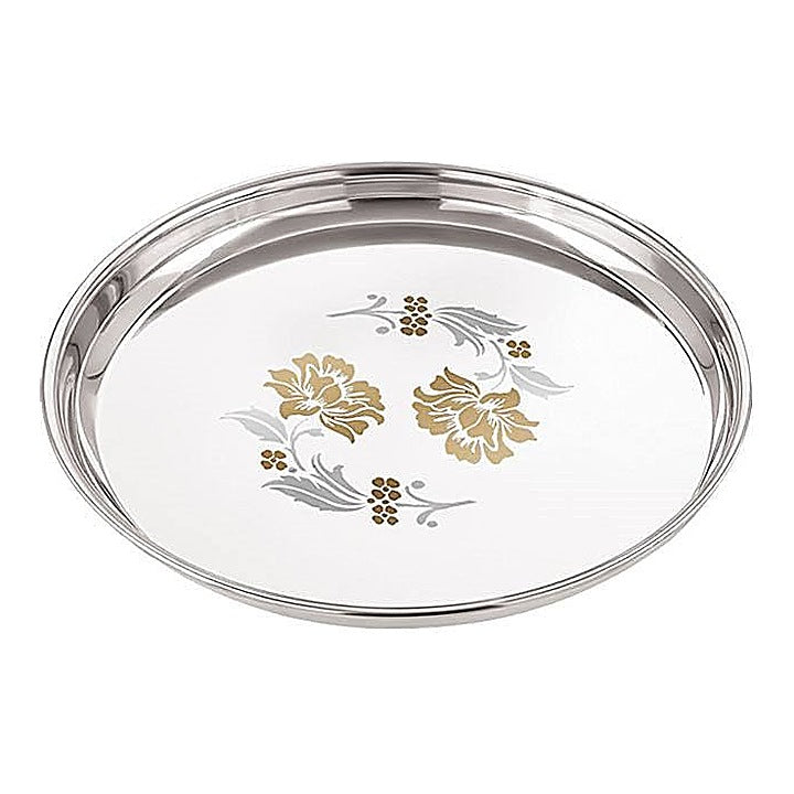 Veer Steel Promo Thali (13 Inches) : 1 Unit