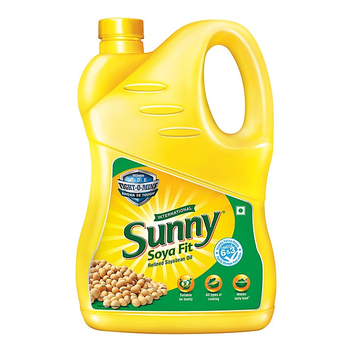 Sunny Soya Fit Refined Soyabean Oil : 4.30 kg