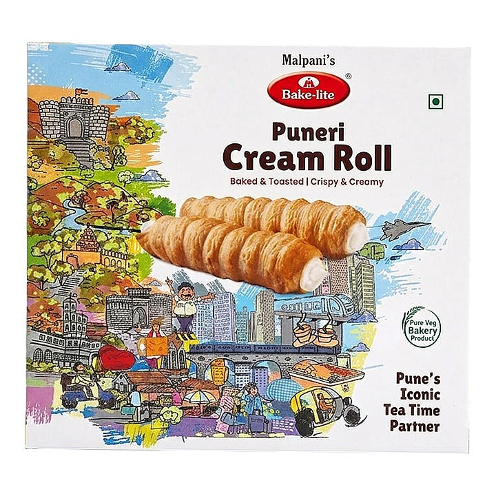 Malpani's Bake-lite Cream Roll : 10 Units