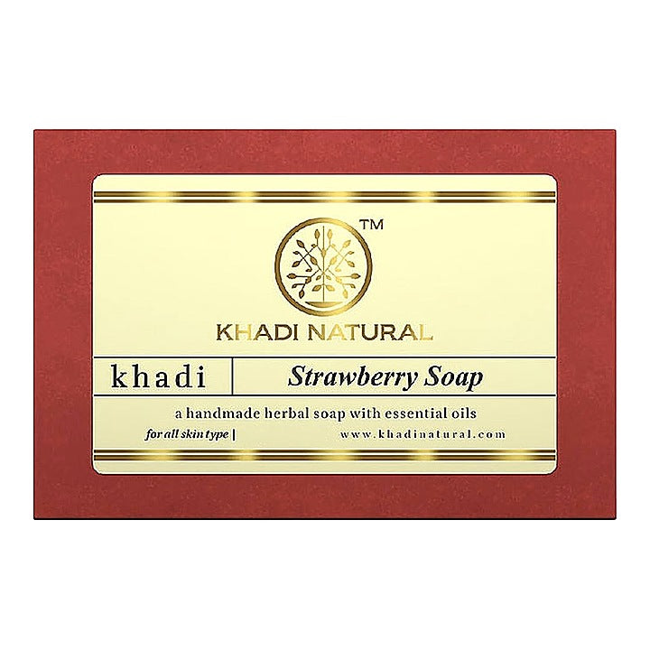 Khadi Natural Strawberry Soap : 125 g