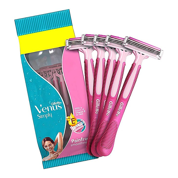 Gillette Simply Venus Razor : 5 Units