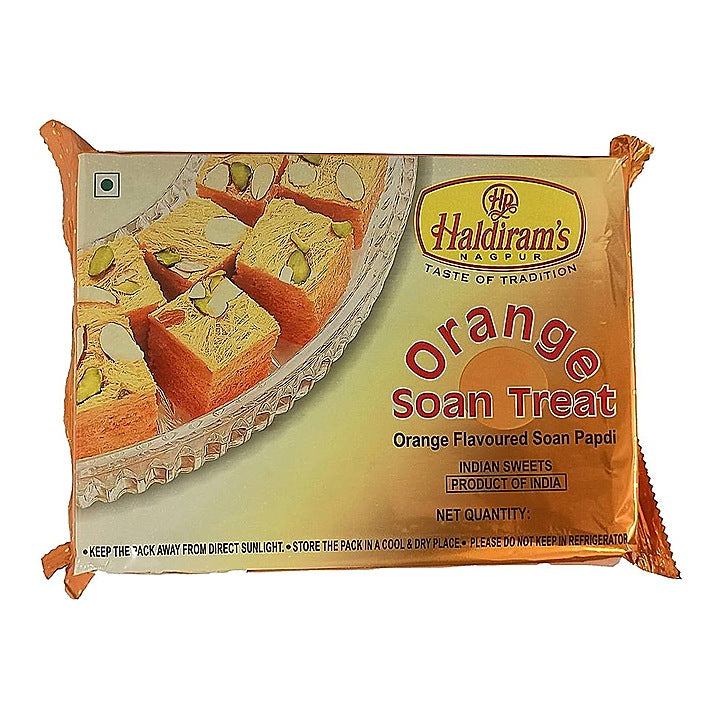 Haldiram's Orange Soan Treat : 500 g