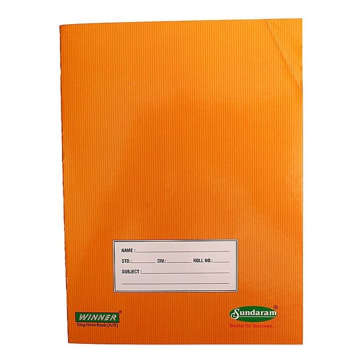 Sundaram A5 Size Longbook - 172 Pages : 1 Unit