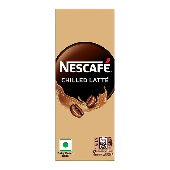 Nescafe Chilled Latte Coffee & Milk Beverage : 180 ml