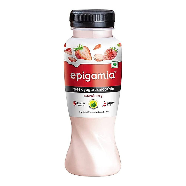 Epigamia Greek Yogurt Smoothie - Strawberry : 180 ml