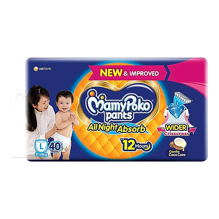 Mamy Poko Pants Extra Absorb-Large : 40 Unit