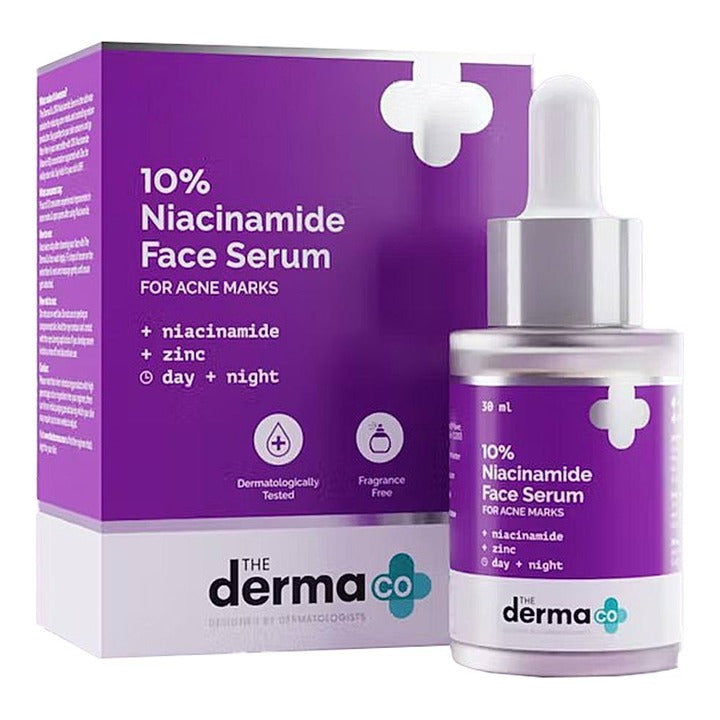 The Derma Co 10% Niacinamide Face Serum For Acne Marks : 30 ml