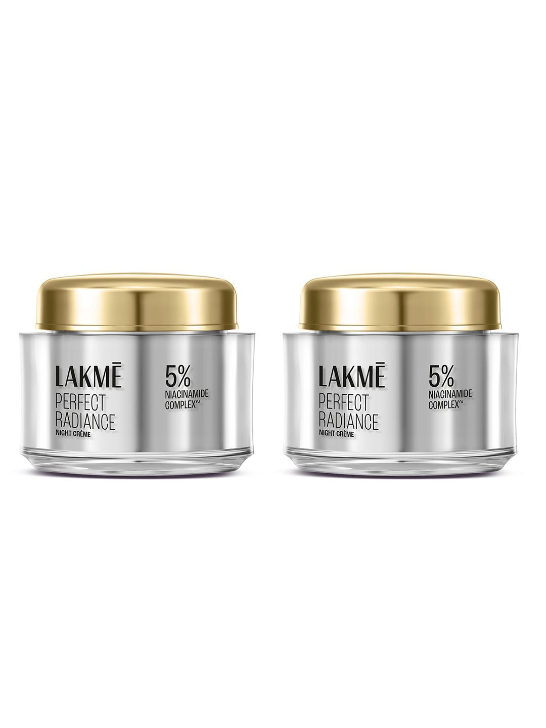 Lakme Set of 2 Absolute Perfect Radiance Skin Brightening Night Creme- 50 g each