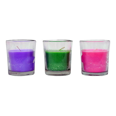 Pan Aromas  Shot Glass Candles : 3 Pieces