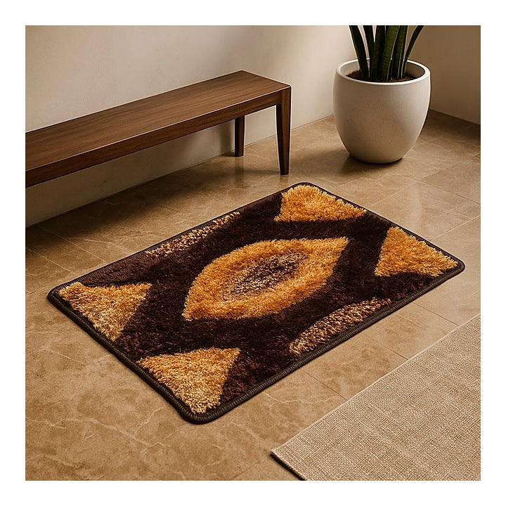 Elegant Weavers Bliss Bathmat - Brown (40x60 cm) : 1 Unit