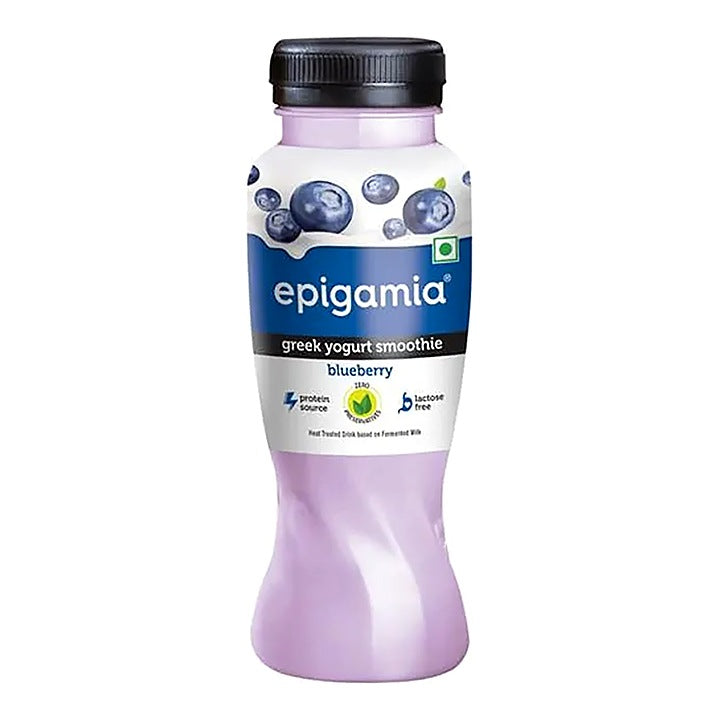 Epigamia Greek Yogurt Smoothie - Blueberry : 180 ml
