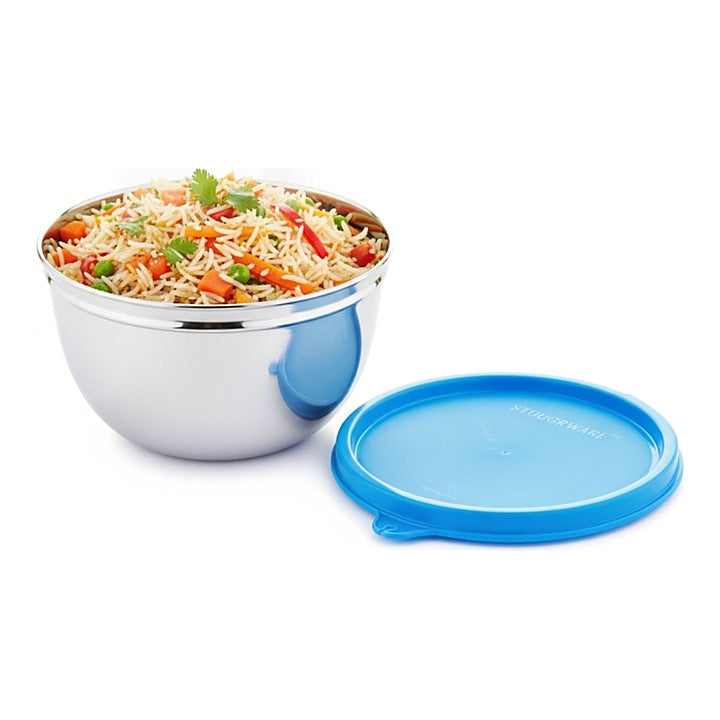 Signoraware Steel Mixing Bowl - Blue : 1 L