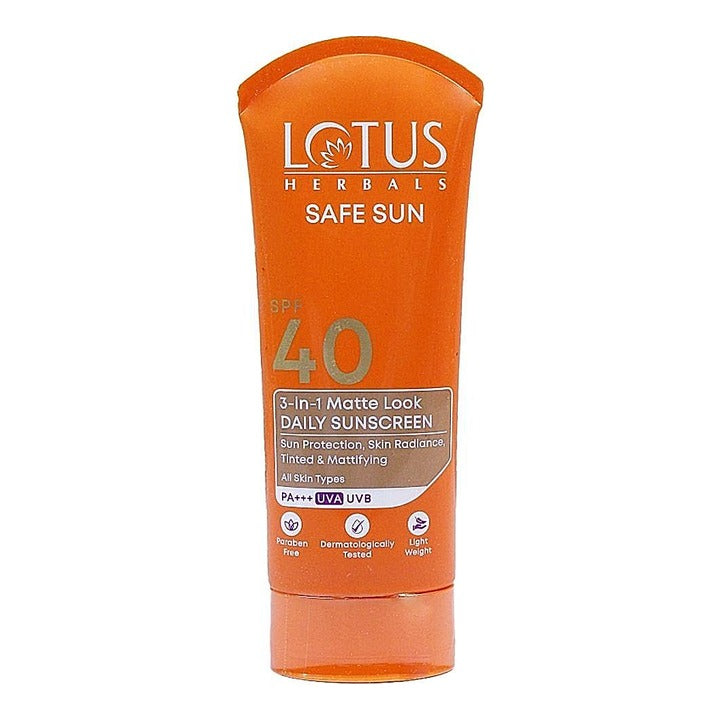 Lotus Herbals Daily Sunscreen Cream SPF 40 UVB : 100 g