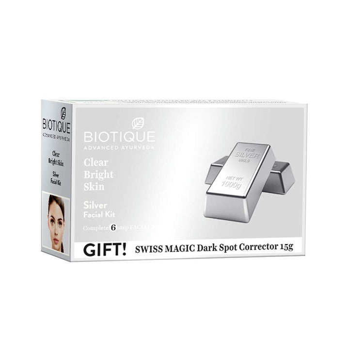 Biotique Bio Silver Facial Kit, 65g
