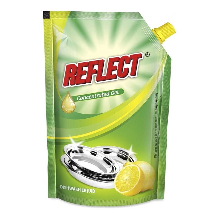 Reflect Concentrated Gel Dishwash Liquid Refill (Pouch) : 250 ml