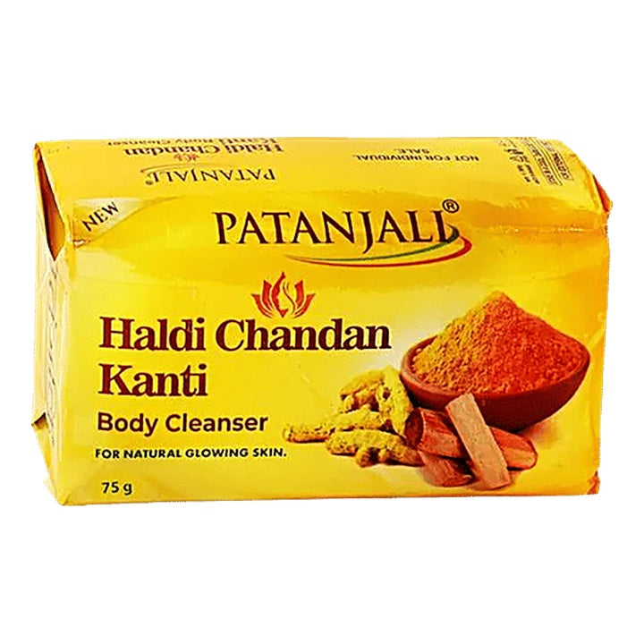 Patanjali Somya Haldi chandan Kanti - Body Cleanser Soap (75 g)