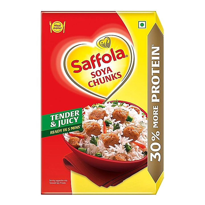 Saffola Mealmaker Soya Chunks : 400 g