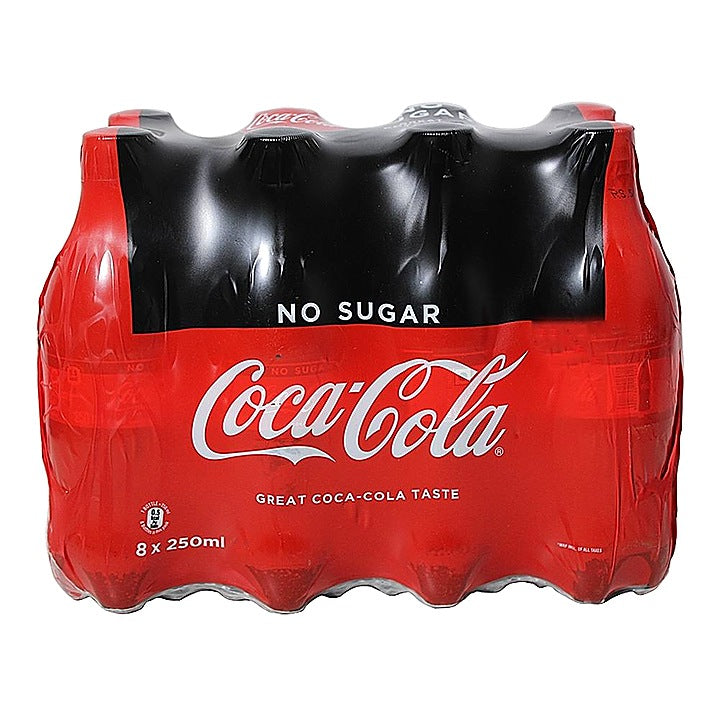 Coca-Cola No Sugar Bottle : 8x250 ml